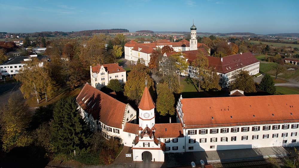 Luftaufnahme der Klosteranlage