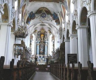 Ansicht des Innenraums der Klosterkirche St. Magnus