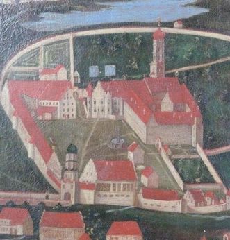 Kloster Schussenried, Gemälde aus dem Jahr 1624, heute im Museum Kloster Schussenried