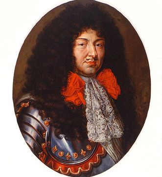 Bildnis von König Ludwig XIV. von Frankreich, Ölgemälde um 1670