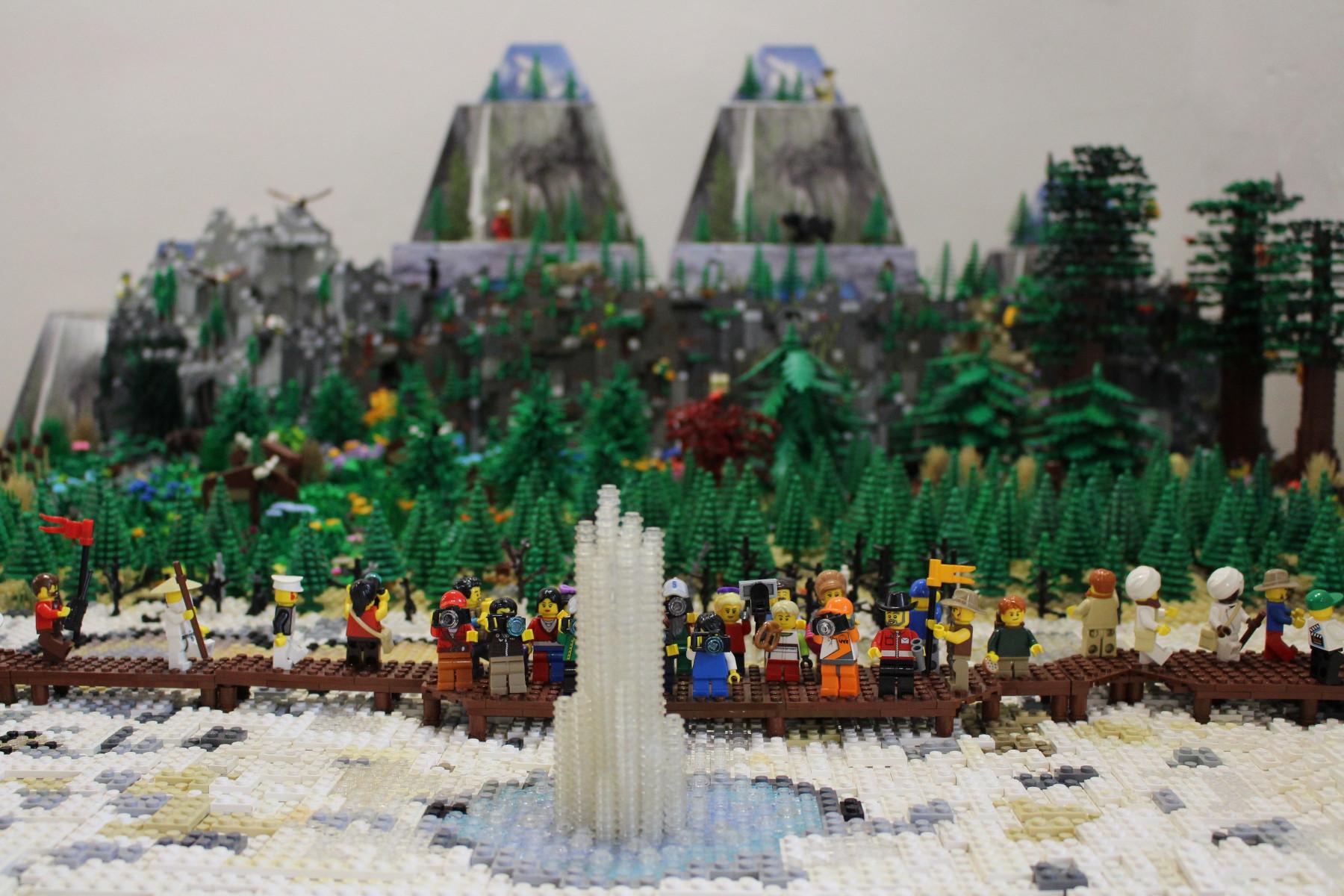 Kloster Schussenried, Event, Ausstellung, Faszination LEGO, Modell des Yellowstone Nationalparks