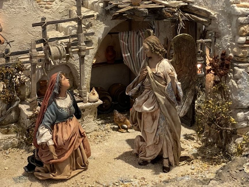 Foto: Krippenverein Friedrichshafen Kloster Schussenried, Ausstellung, Meisterliche Krippenbaukunst