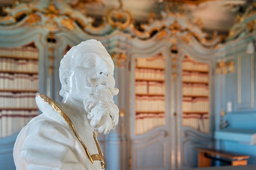 Kloster Schussenried, Innen, Bibliothekssaal