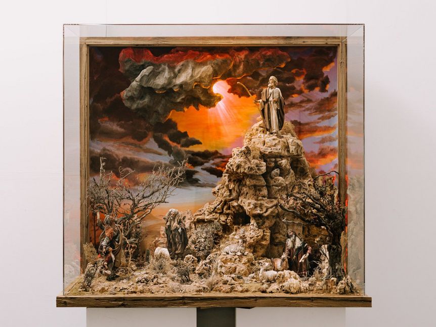 Foto: Krippenverein Friedrichshafen Kloster Schussenried, Ausstellung, Meisterliche Krippenbaukunst