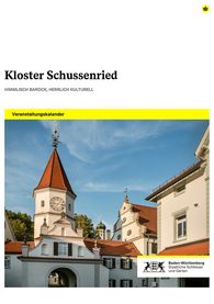 Titelbild des Jahresprogramms für Kloster Schussenried