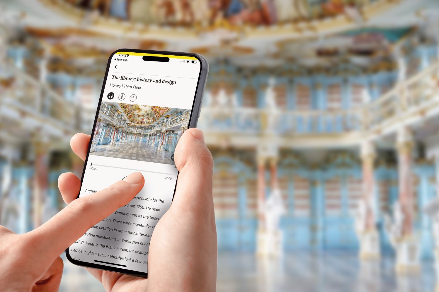 Photo: JUNG:Kommunikation Schussenried Monastery, Monument BW app